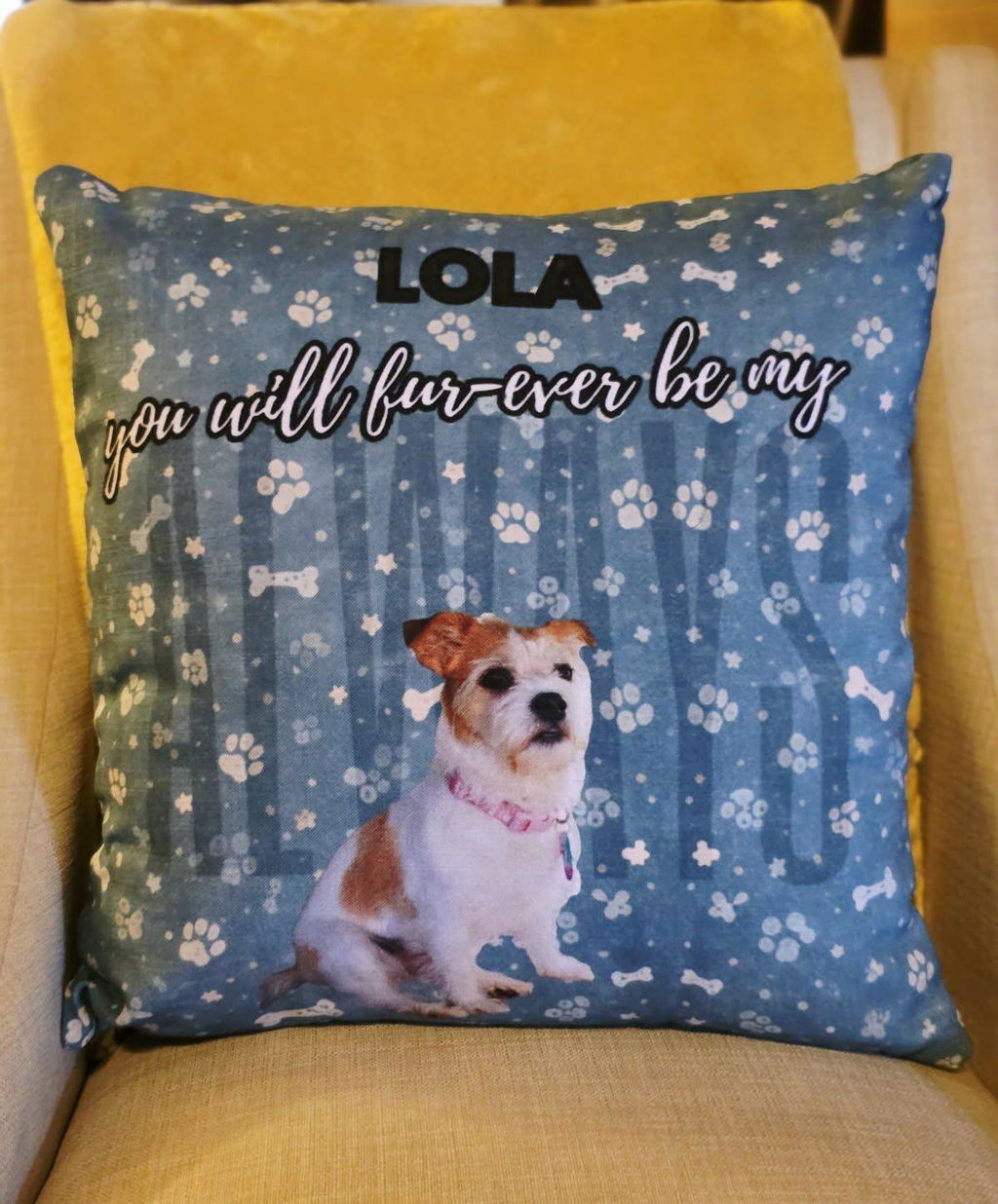 My Fur-Ever Always Custom Pet Pillow