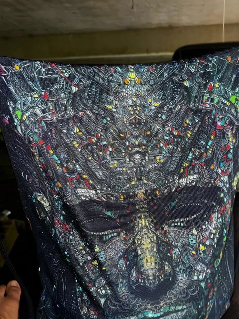Fractal Vision Drawstring Bag