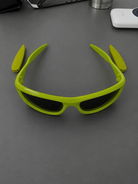 NeonGreen Wraparound Sunglasses