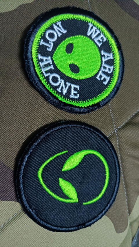 Neon Visitor - Embroidered Patch