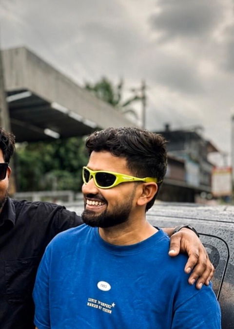 NeonGreen Wraparound Sunglasses