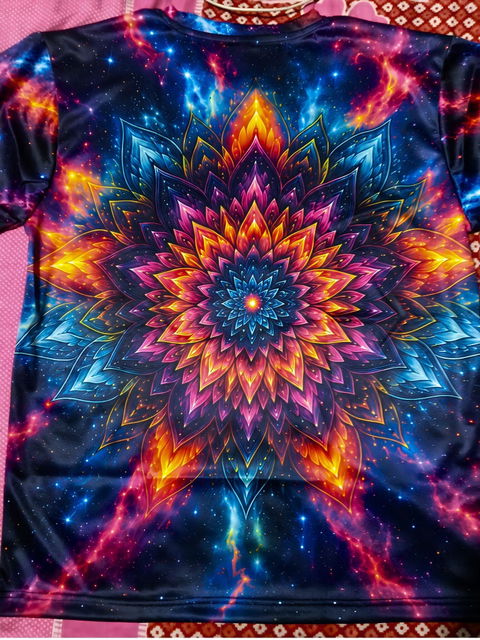 Starburst Mandala Oversized T-Shirt