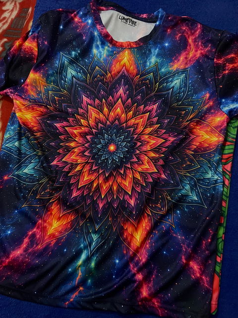 Starburst Mandala Oversized T-Shirt