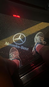 Mercedes-Benz Compatible Door Projection Light 2.0 (Larger, No Blue Border)