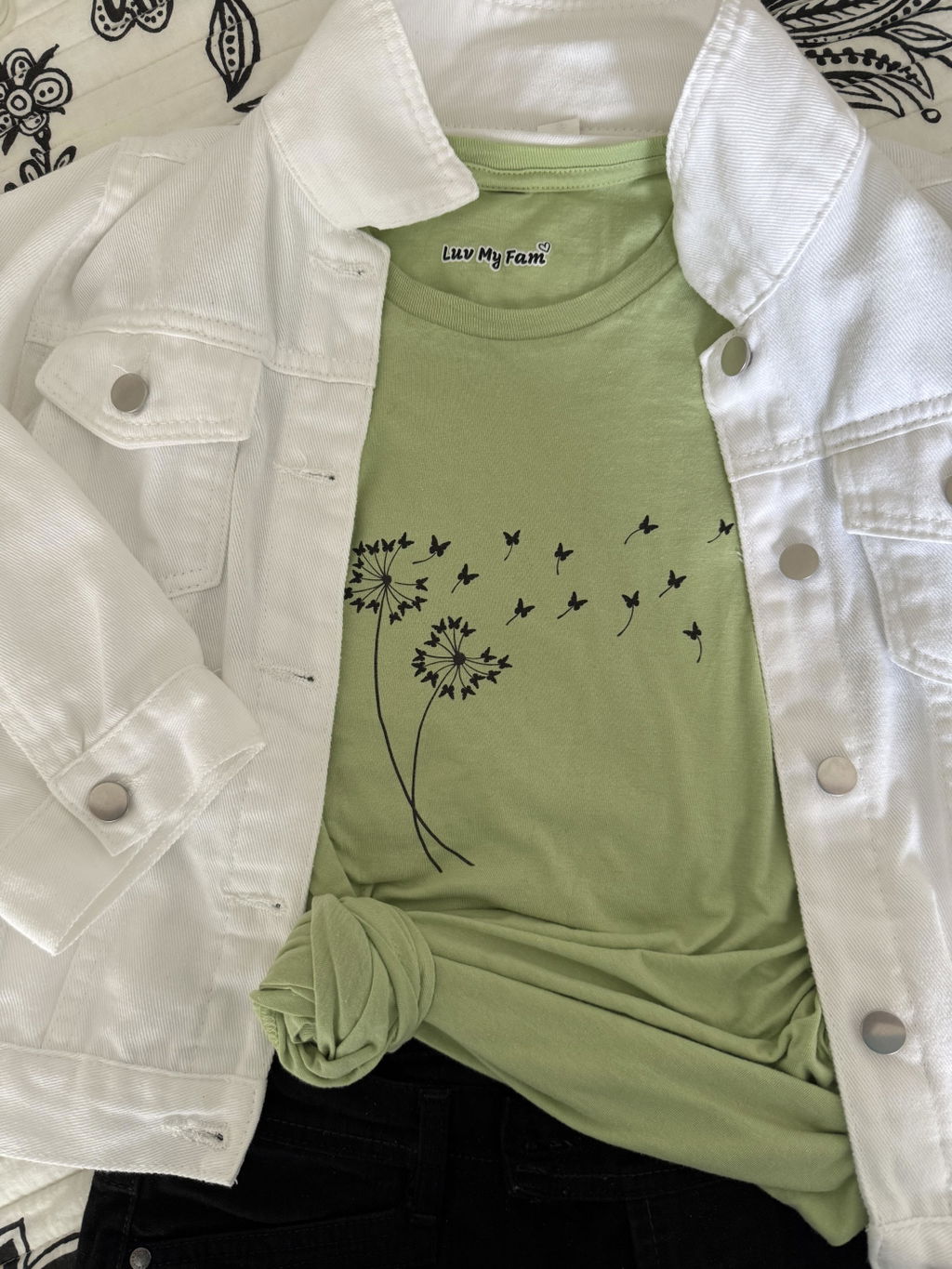 Dandelion Butterflies Softstyle T-Shirt size XS to 5XL