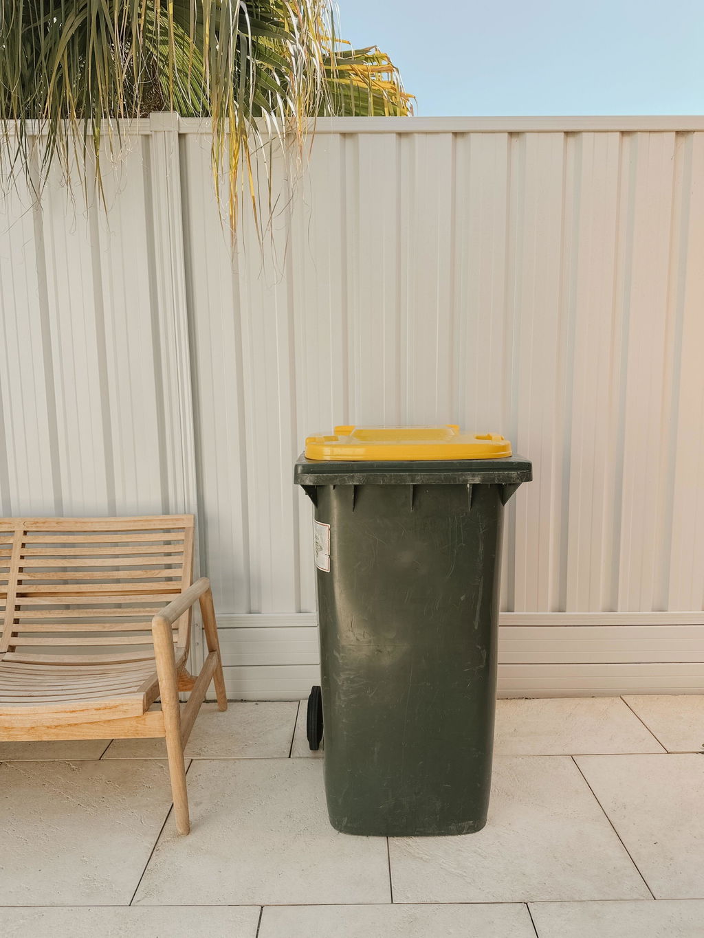 Wheelie Bin Cover - Beige - 240L