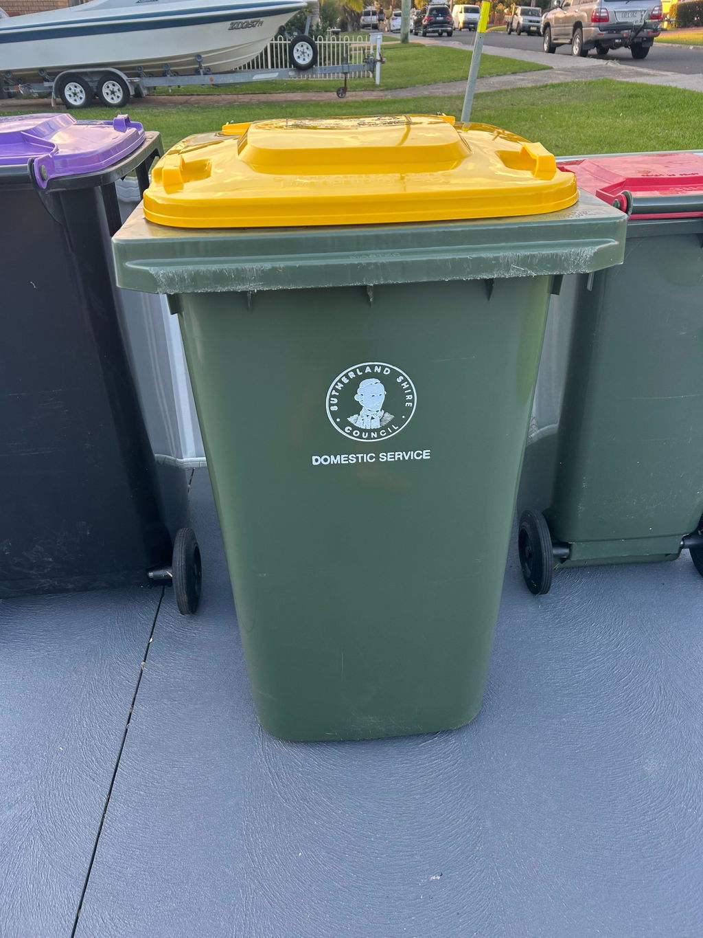 Wheelie Bin Cover - Beige - 240L