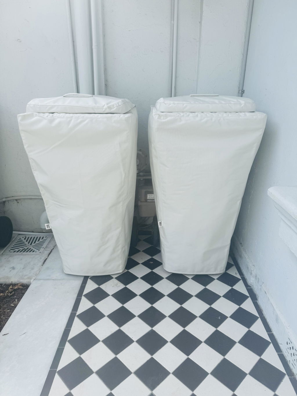 Wheelie Bin Cover - White - 120L