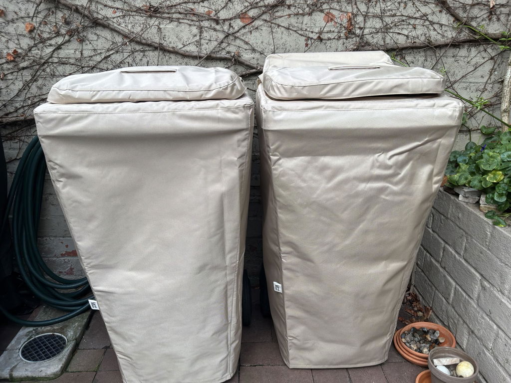 Wheelie Bin Cover - Beige - 120L