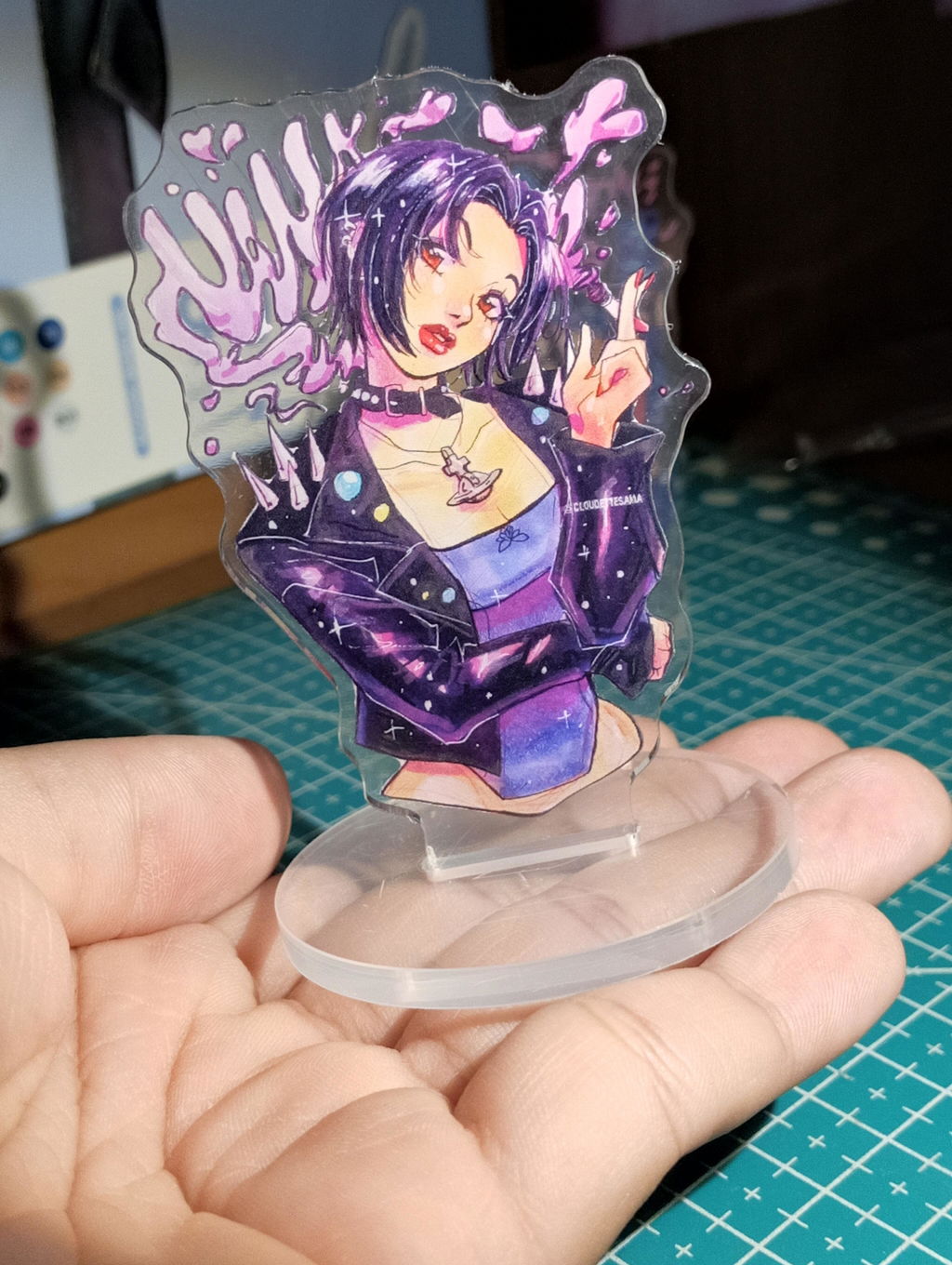 Custom acrylic stand