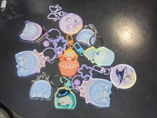Custom Clear Acrylic Keychains