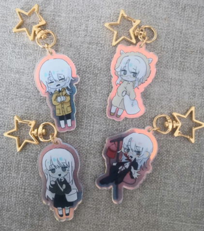 Custom Double Sided Acrylic Keychain Manufacturer | Premium Acrylic Charms
