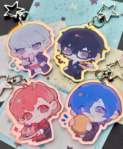 Custom Double Sided Acrylic Keychain Manufacturer | Premium Acrylic Charms
