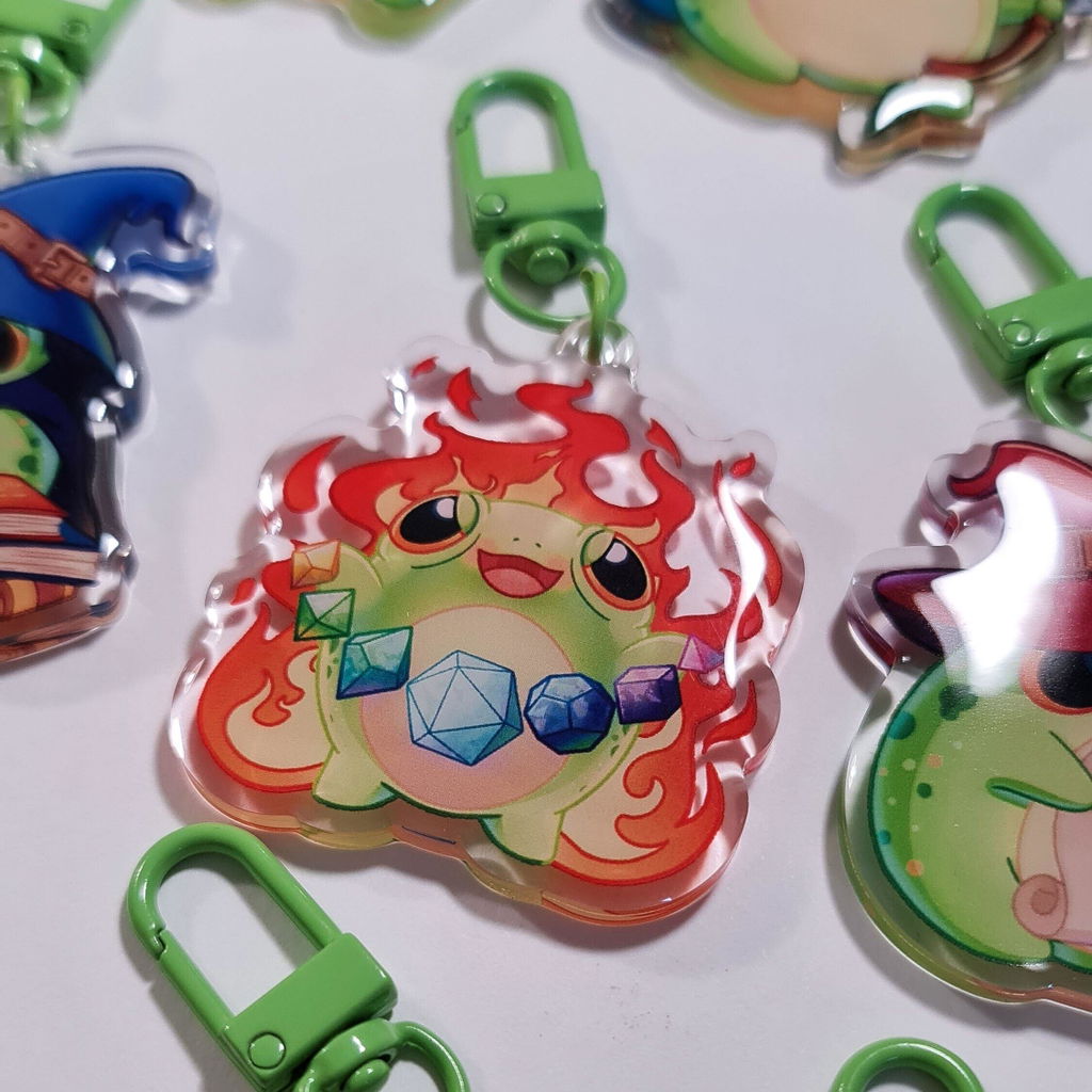 Custom Clear Acrylic Keychains