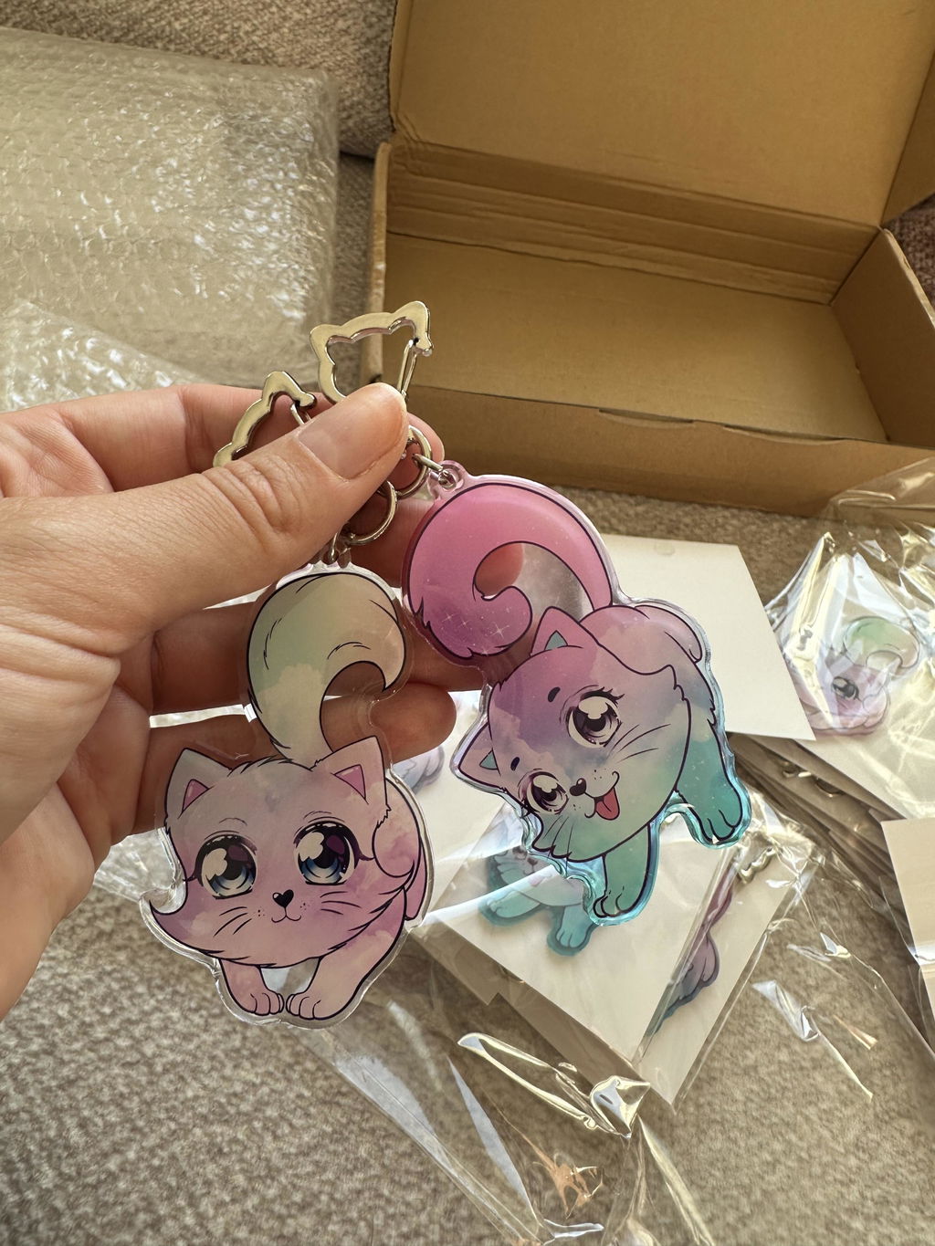 Custom Epoxy Acrylic Keychains