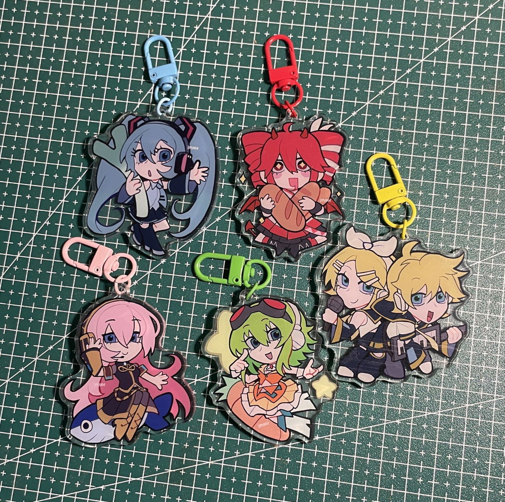 Custom Clear Acrylic Keychains