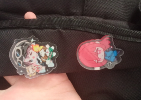 Custom Clear Acrylic Pins