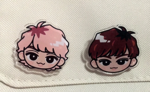 Custom Clear Acrylic Pins