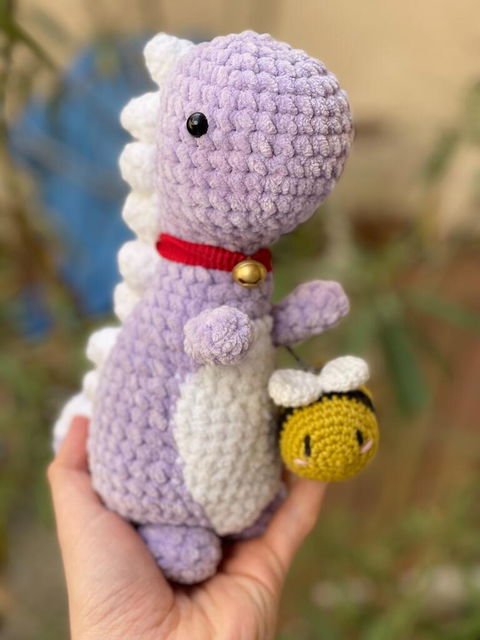 Peluche en crochet personnalisée