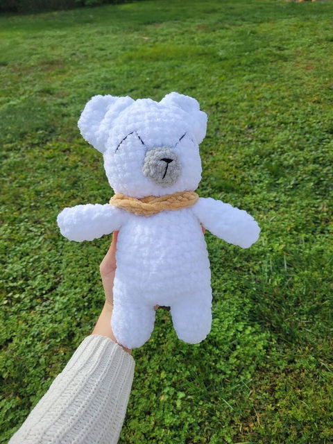 Peluche en crochet personnalisée
