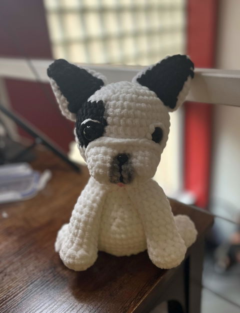 Peluche en crochet personnalisée