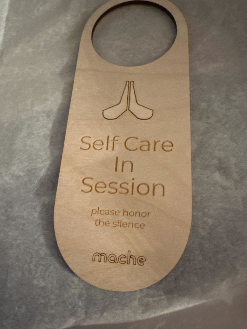 Self Care Sign | Self Care Door Hanger