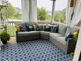Scotch Blue & White