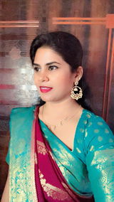 Uncut Polki Stones Chaandbali Earrings