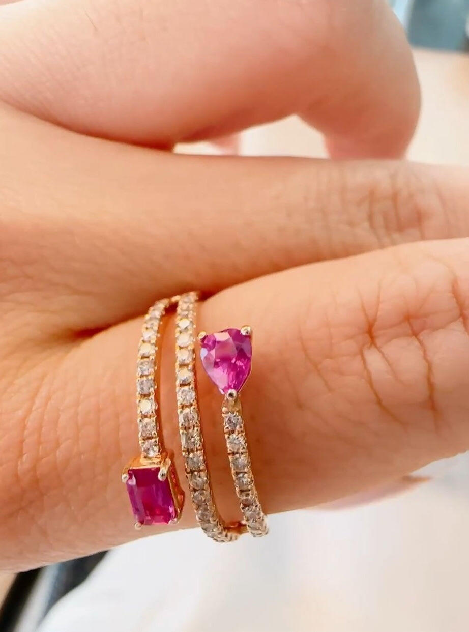 Rosé Temptation Ring