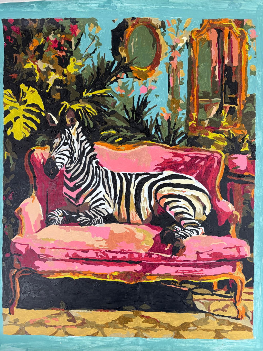 Zebra in the Gilded Menagerie