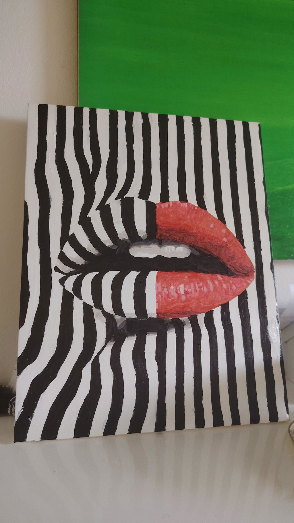 Striped Scarlet Lips