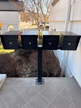Mailboss Quadruple Mail Manager® Locking Mailbox & Post
