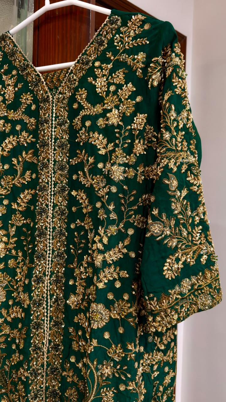 Customer photo for Zeeshan Danish Dark Emerald Style ZD01