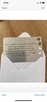 Etsy customer review photo