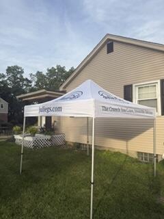 10x10 Custom Canopy Tent Package