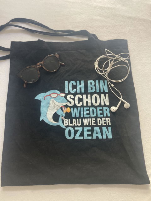 Ich bin schon wieder Blau wie der Ozean - Tragetasche