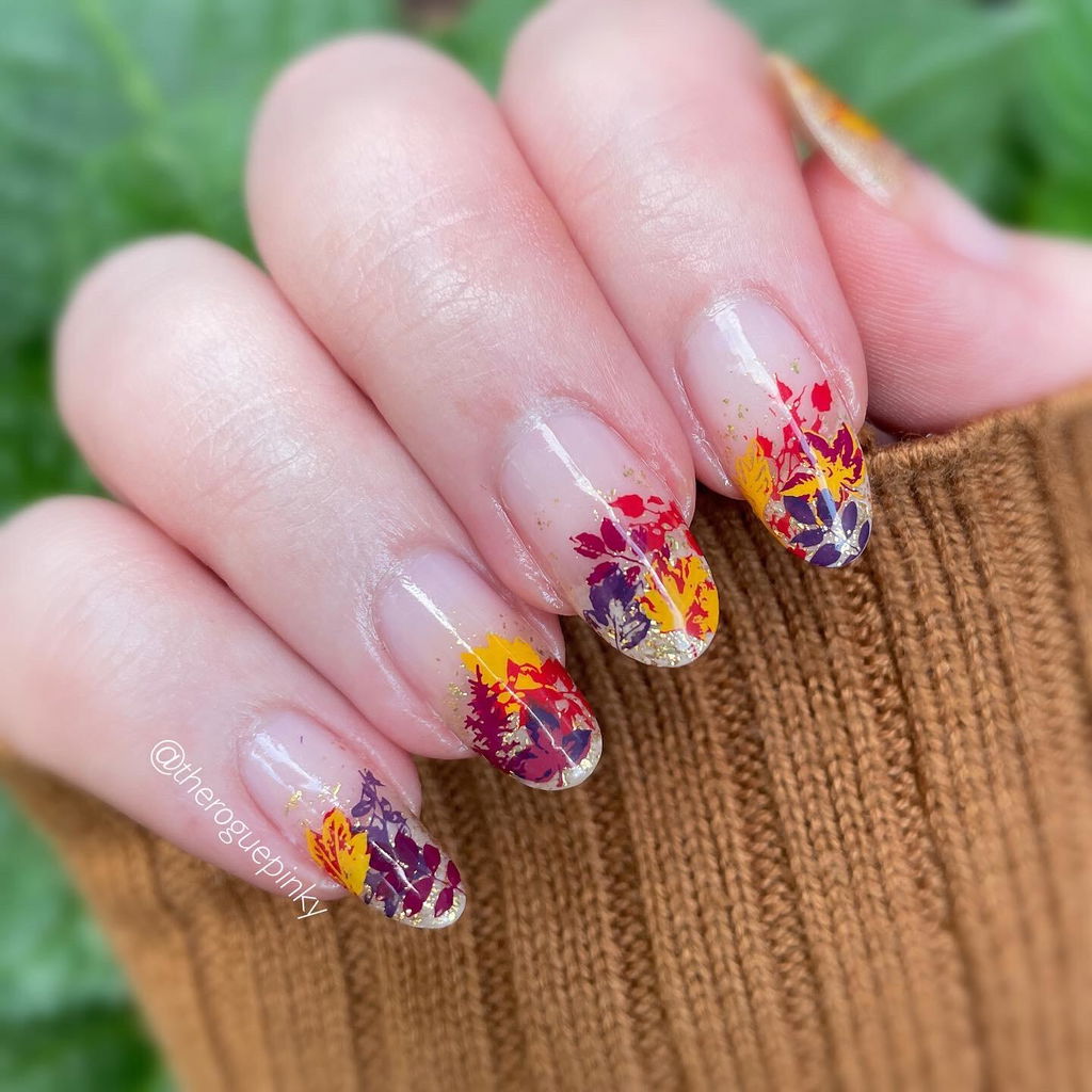 Fall Layers:  Harvest Blooms (m075) - Nail Stamping Plate