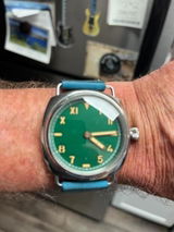 1930s Cali Vintage Diver's Watch (Green)