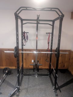 Customer photo of Power Rack with Lat Pulldown Attachment