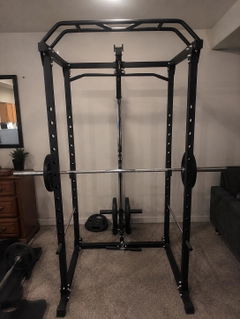 Customer photo of Power Rack with Lat Pulldown Attachment