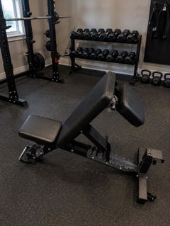 Customer photo of Heavy-Duty Adjustable Bench with Headrest
