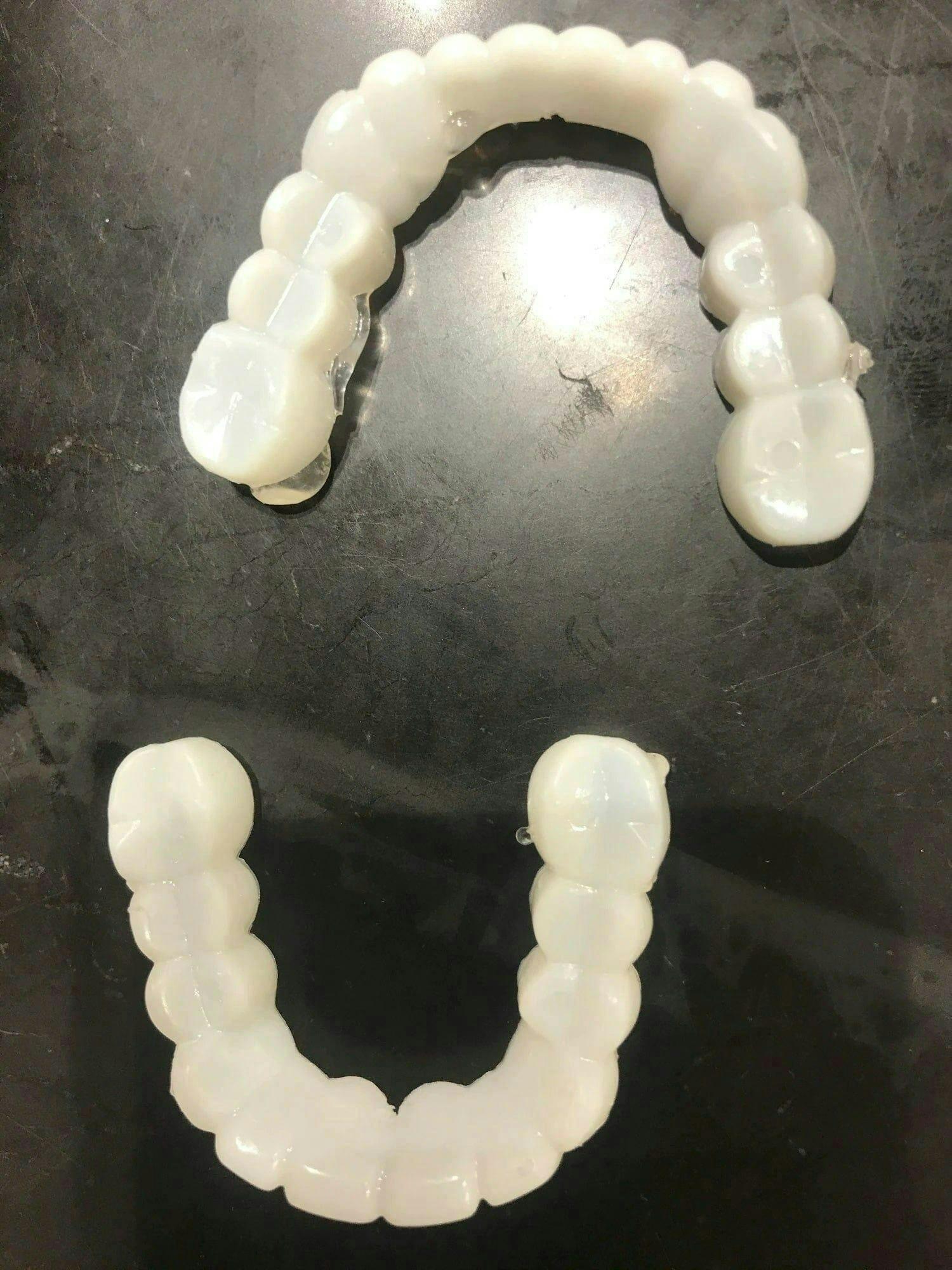 Ezysmyl Snap-on Dentures | White Teeth Braces Clip On Veneer Teeth