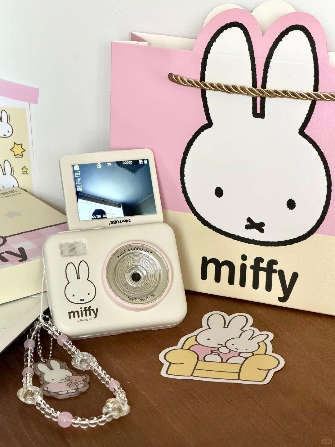 Miffy CCD Digital Camera | Retro Compact Selfie Cam by MarTUBE®︎