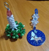 Reindeer Beaded Ornaments