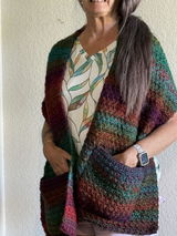 Chunky Suzette Pocket Shawl
