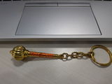 Heavy Metal Jai Shree Ram Hanuman Ji Gada Keychain | Small Hanuman Ji Metal Keychain