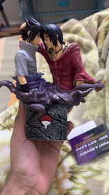 Sasuke And Itachi - Uchiha Brothers Iconic Reconiliation Action Figure (18 Cm Height) - Naruto