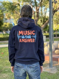 Music is the Answer Unisex Zip Hoodie