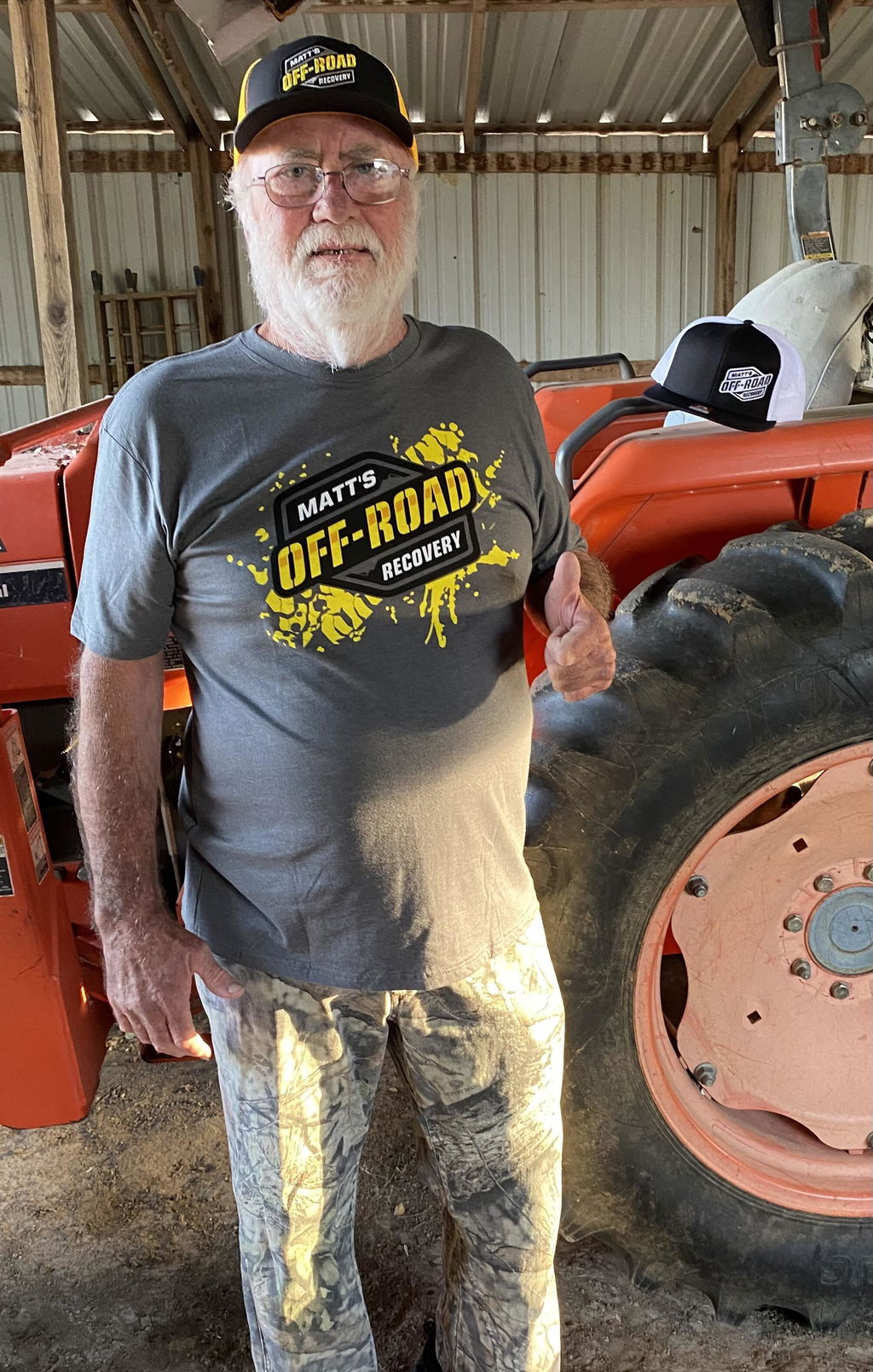 Matt Off-Road Tire Tread T-Shirt