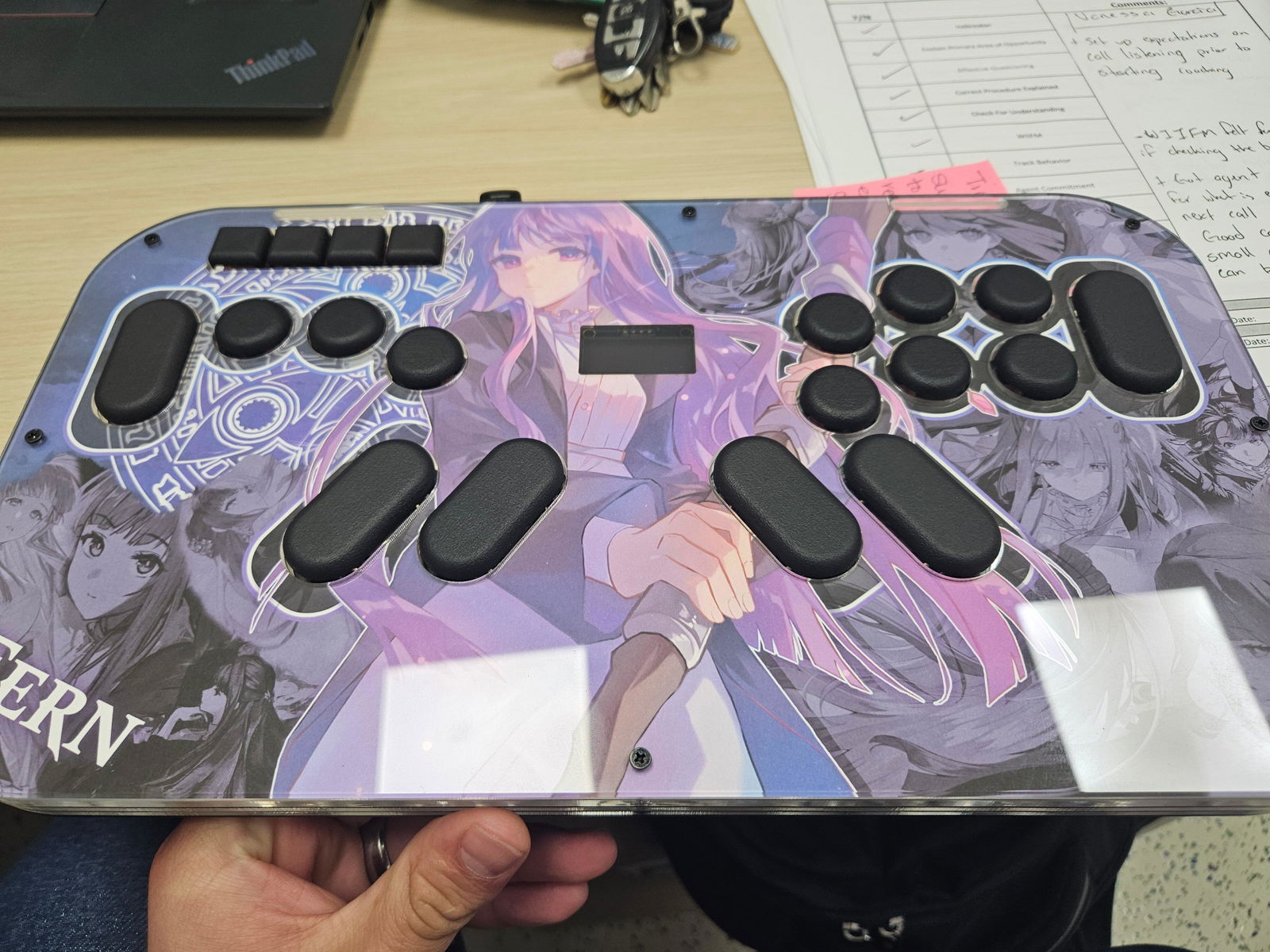 Mavercade KeebBrawler-04MX Fightstick (Leverless/All Button Controller